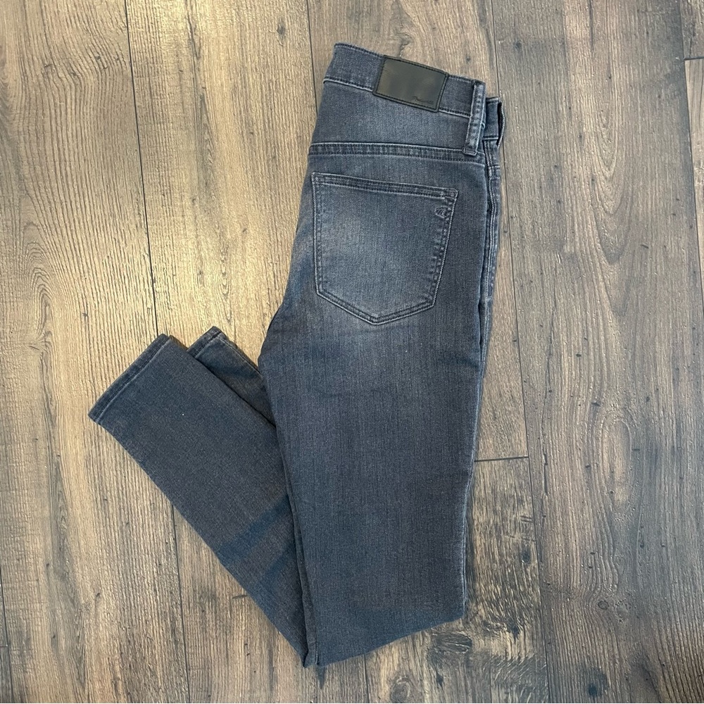 Madewell 9 Inch Skinny High Rise Gray Jeans Denim Women Size 26